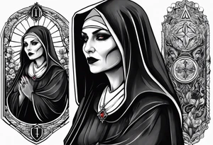 Evil nun. Death tattoo idea