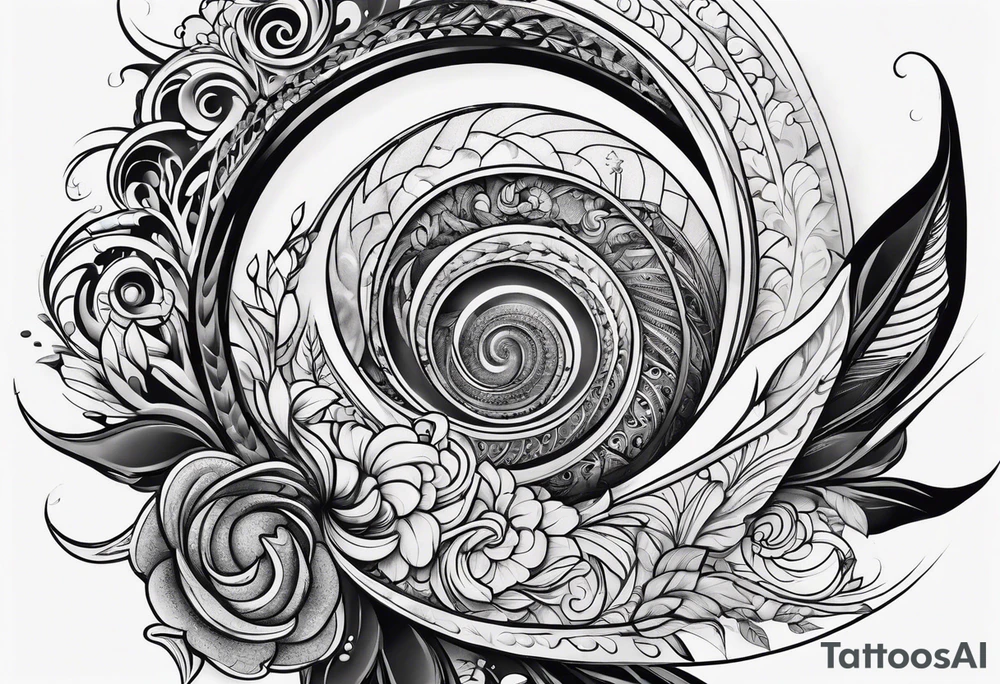 spiral tattoo idea