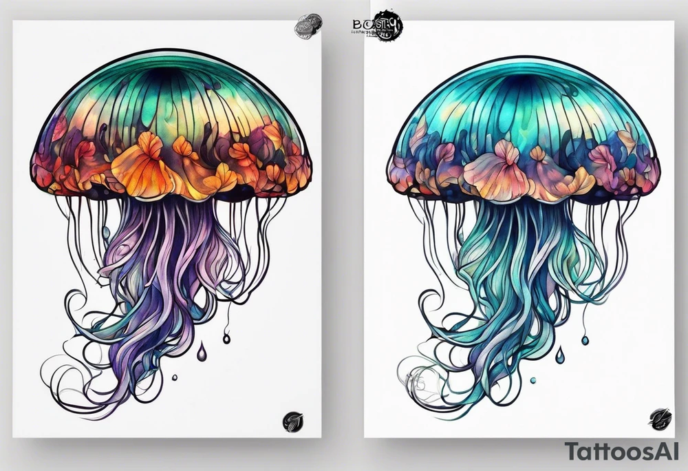 jellyfish tattoo idea