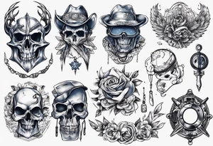 steel
blue collar tattoo idea