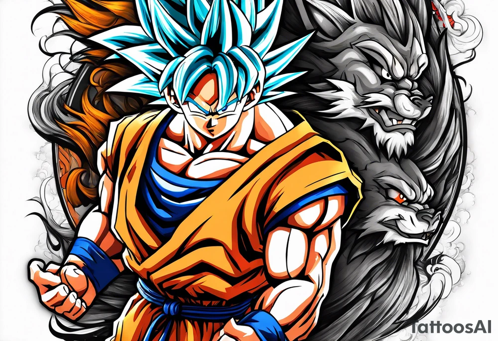 Son Goku tattoo idea