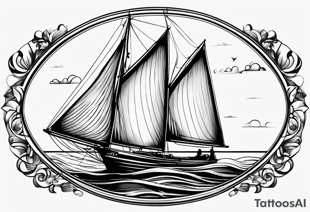 front bow sails. tattoo idea