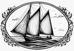 front bow sails. tattoo idea