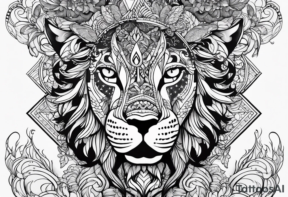 Trippy tattoo idea