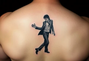 michael jackson tanzt den moonwalk tattoo idea