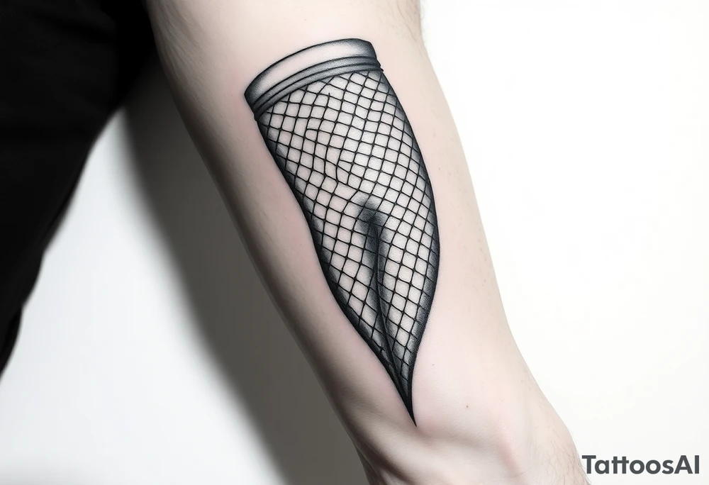 Fishnets pantyhose tattoo idea