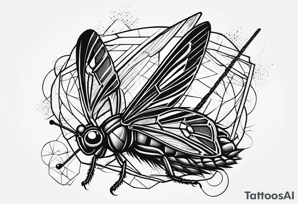 Cricket tattoo tattoo idea