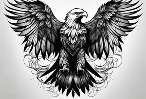 forearm tattoo
eagle wing tattoo idea