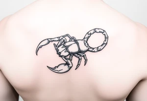 Spirit animal scorpion on right forarm tattoo idea