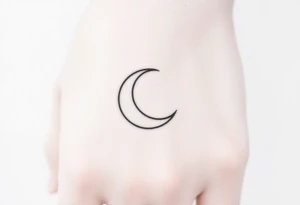 Tatouage mystique avec croissant de lune tattoo idea
