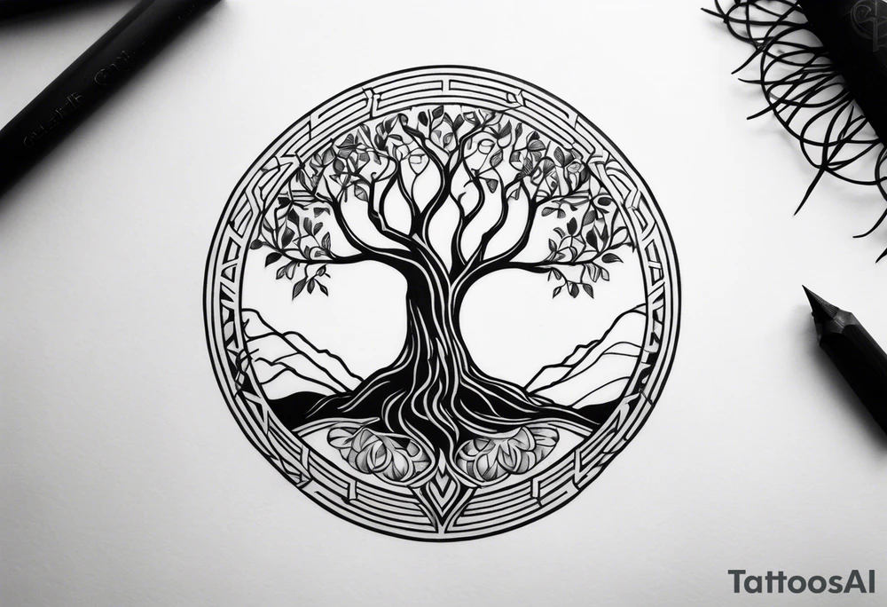 Tree of life tattoo idea