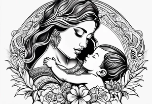 Breastfeeding tattoo idea