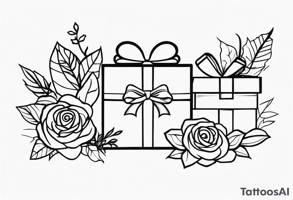 presents tattoo idea