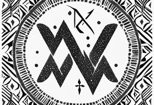 Nordic rune for family tattoo tattoo idea | TattoosAI