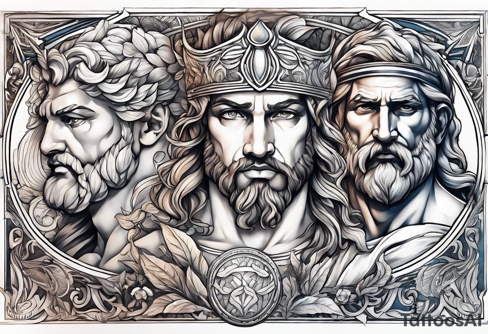 Greek gods tattoo idea
