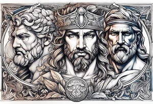 Greek gods tattoo idea