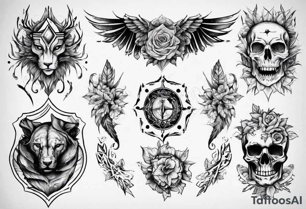 Two matching tattoos for men and women tattoo idea