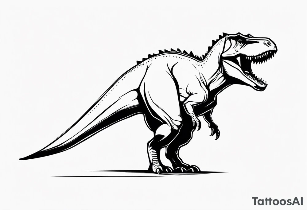 dinosaur tattoo idea