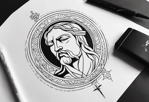 Christian god tattoo idea