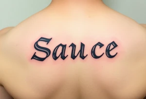 Sauce tattoo idea