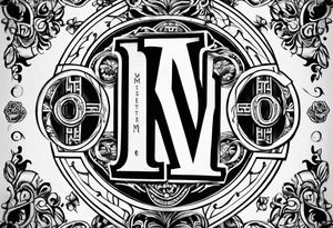Letters ALA GAA
Roman Numeral
Simple tattoo idea