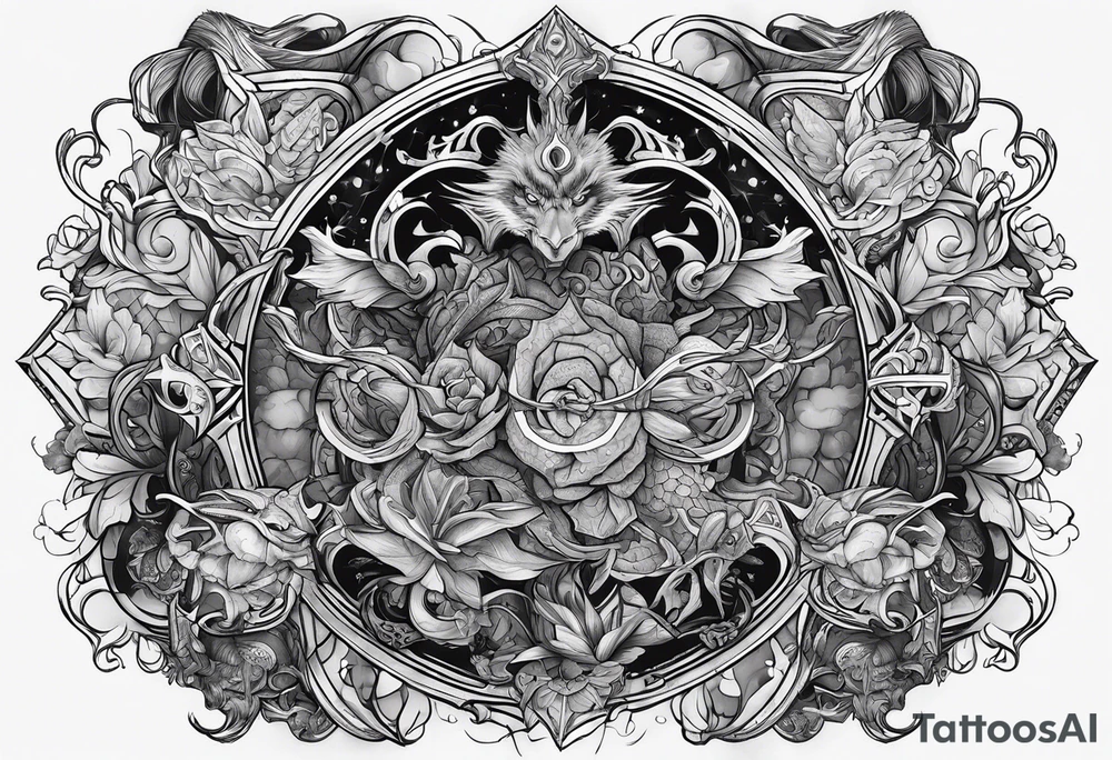 Dungeons and Dragons tattoo idea