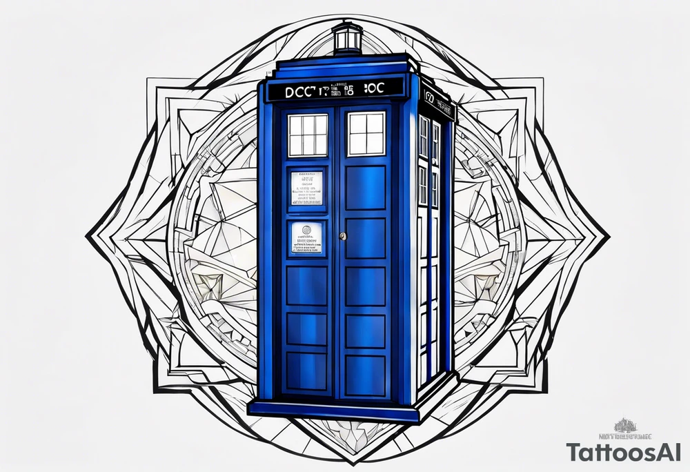 Doctor who tardis tattoo idea