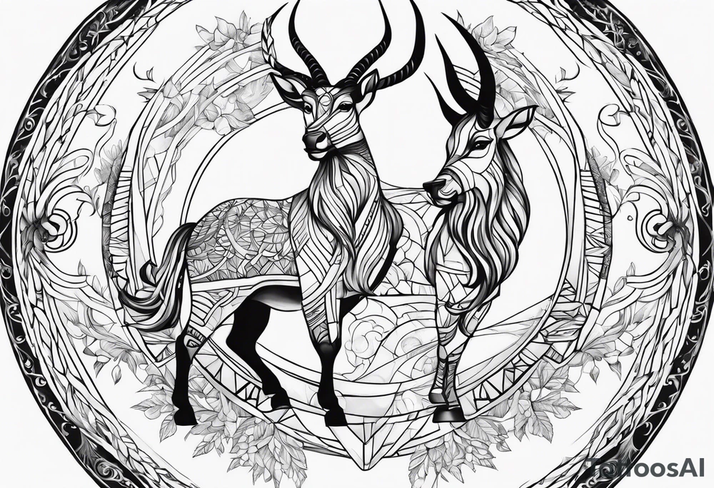 Joyful, December, 29, Capricorn tattoo idea