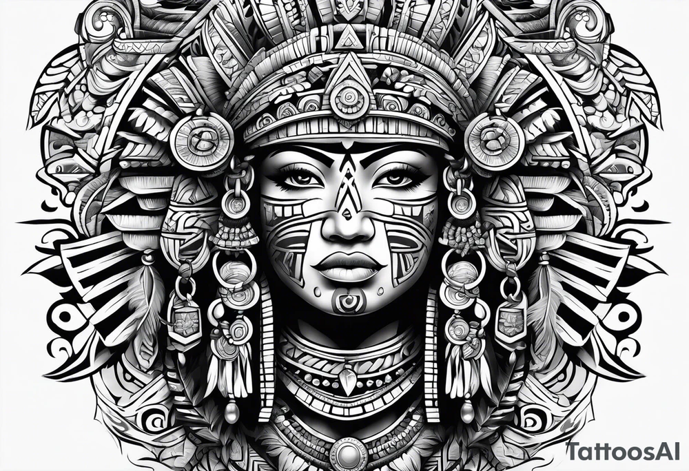 Aztec tattoo idea