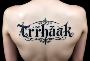 Trhák Text tattoo idea
