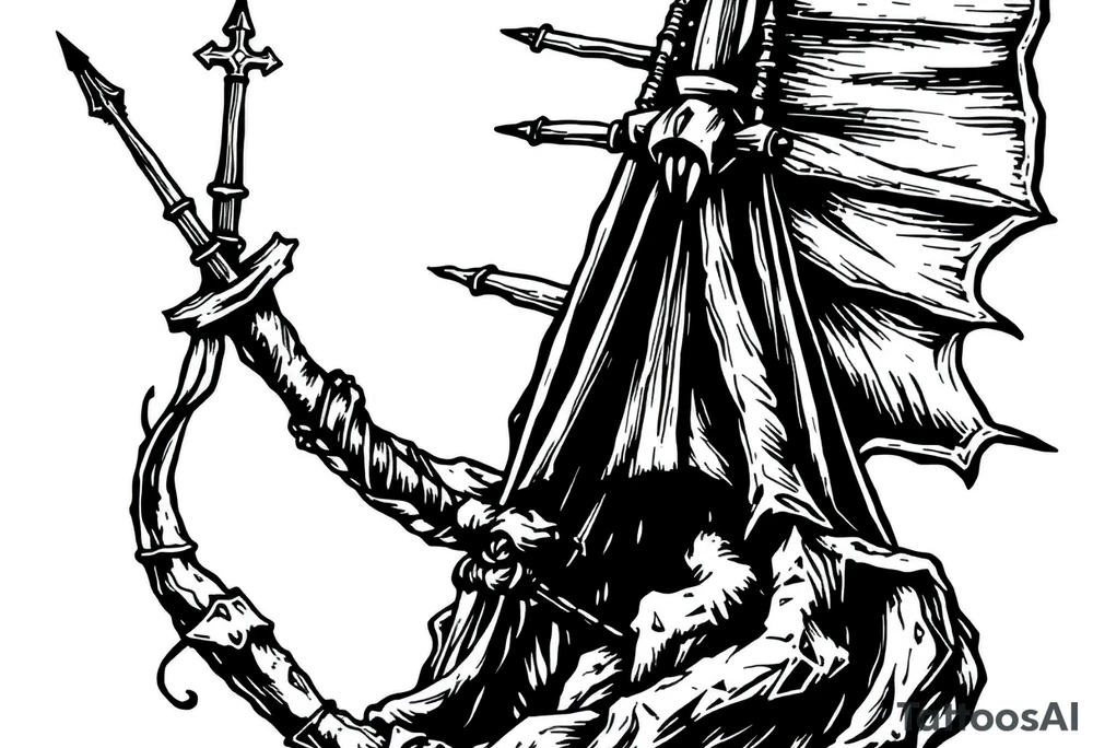 Queen Anne's Revenge tattoo idea
