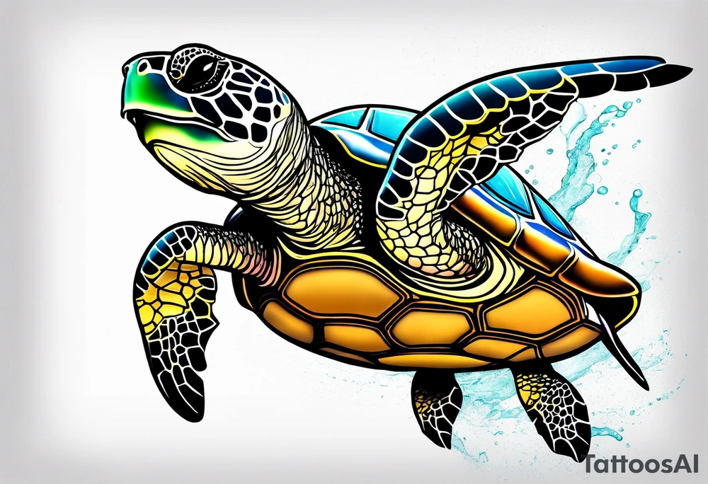 seaturtle tattoo idea