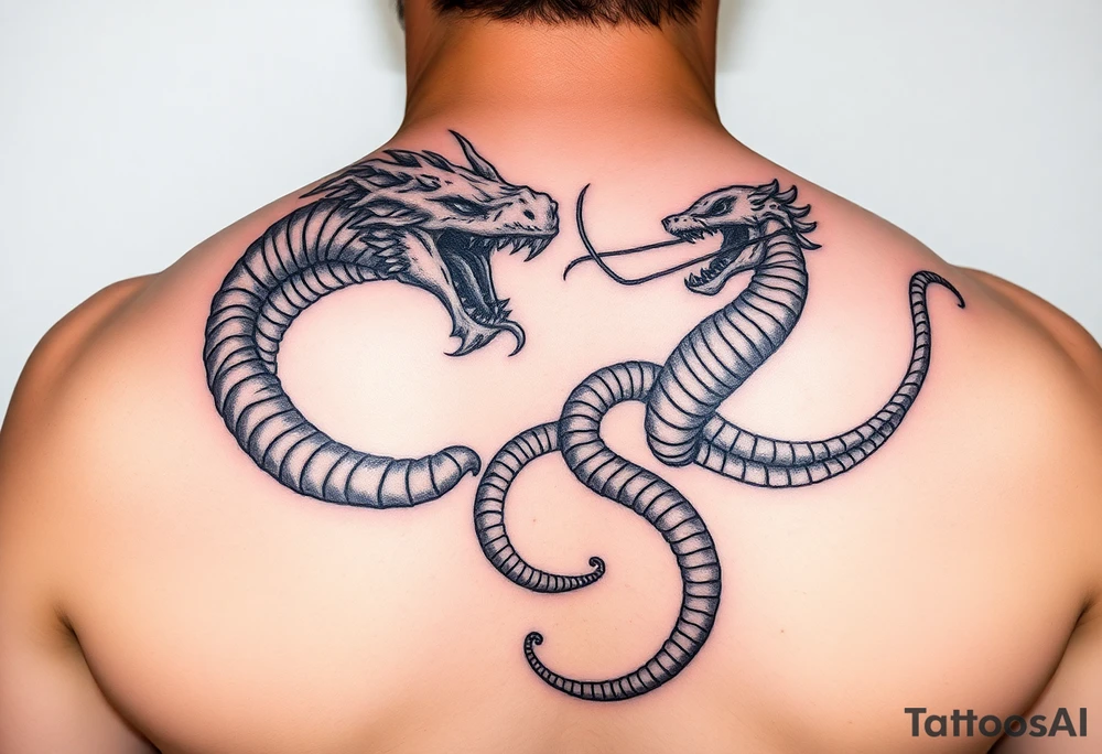 Father dagon and mother hydra tattoo idea