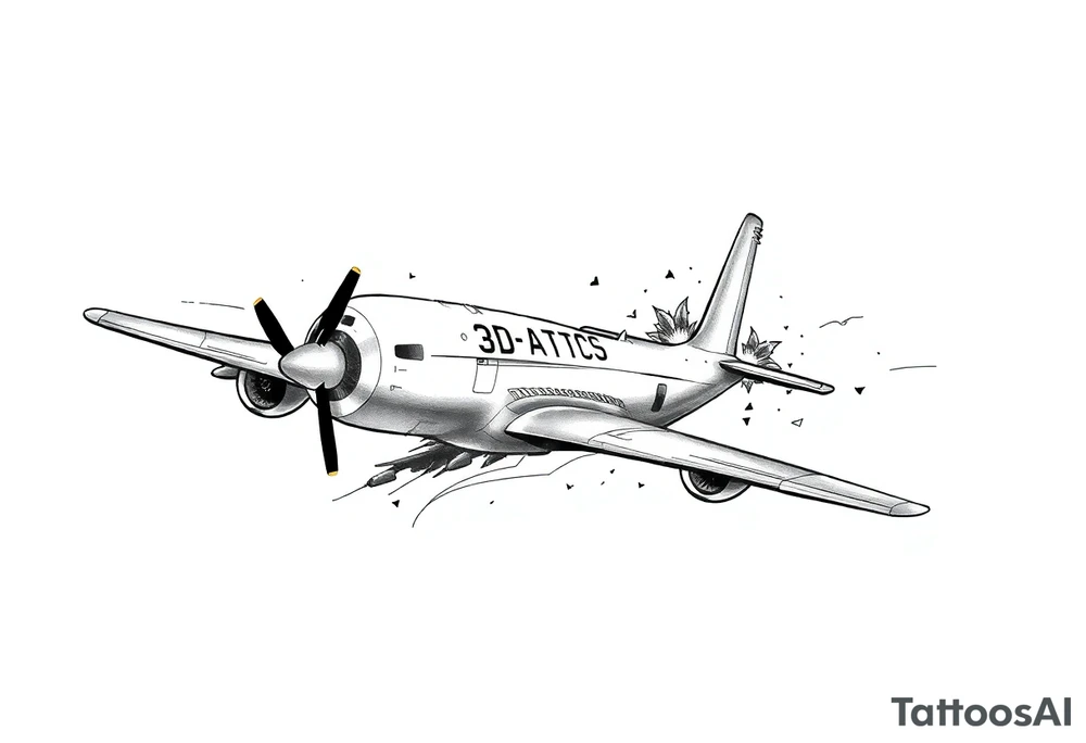 aviation sleeve tattoo idea