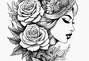 aesthetic nature sleeves tattoo idea