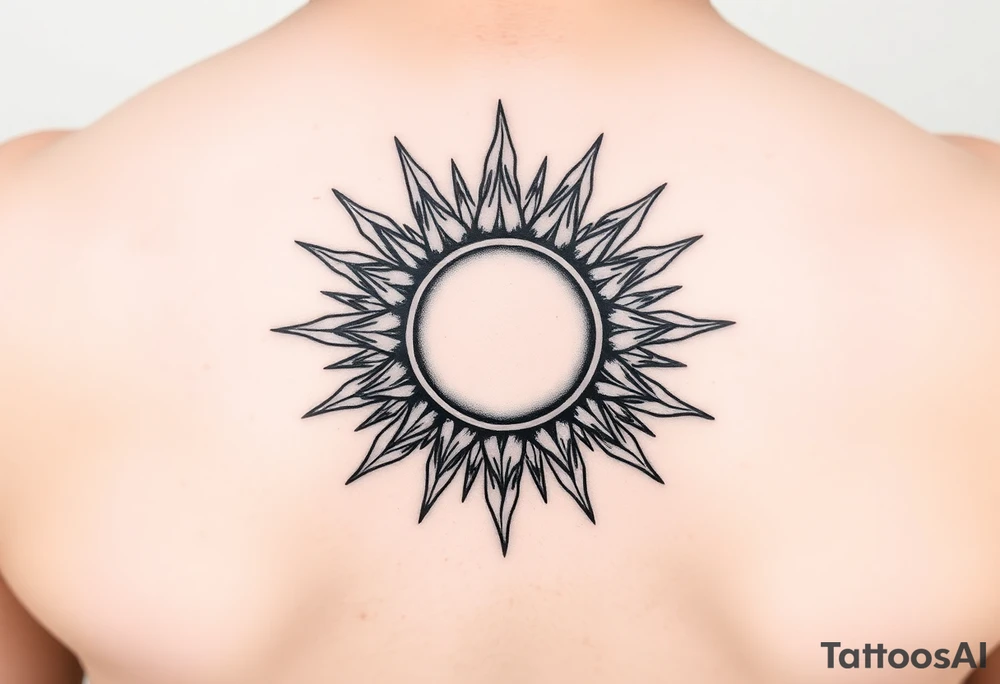 Sun tattoo idea