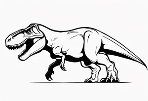 T REX tattoo idea