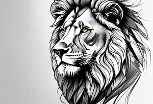 I want to get a tattoo on a lion's arm, the tattoo is related to something religious but may contain something other than the lion tattoo idea