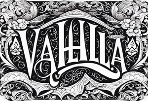 Valhalla heaven gods tattoo idea