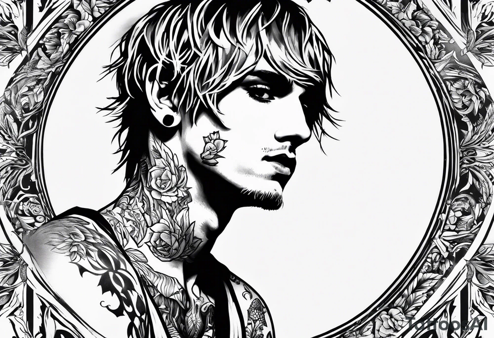 lil peep tattoo idea