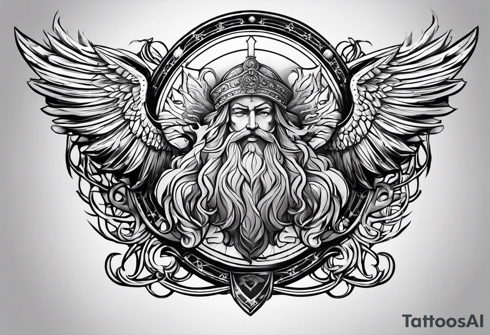 shield of god tattoo idea