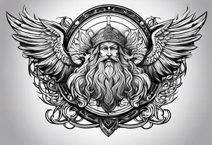 shield of god tattoo idea