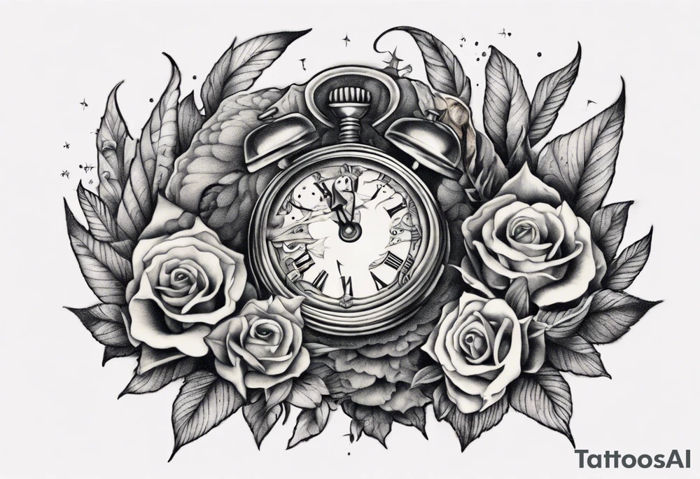 lost in time tattoo idea