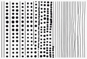 simple dots in a line tattoo idea