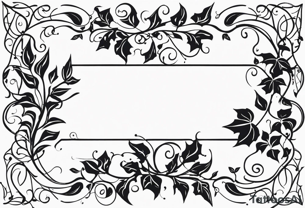 31.8742° N, 91.1366° W, with very simple ivy vines on both sides. tattoo idea
