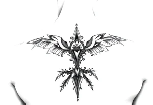 I asked you to make me approximately a 3 x 3 tattoo that will go just above the vagina that is extremely sexually suggestive and decorative for a woman that likes to have sex with lots of guys tattoo idea