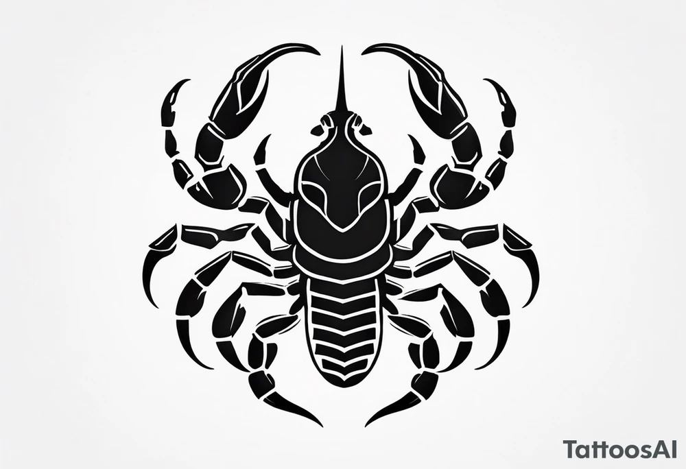 Scorpion traditional tattoo tattoo idea
