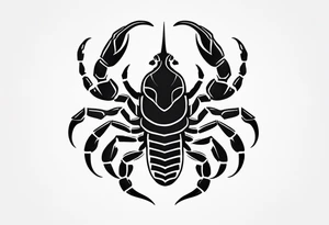 Scorpion traditional tattoo tattoo idea