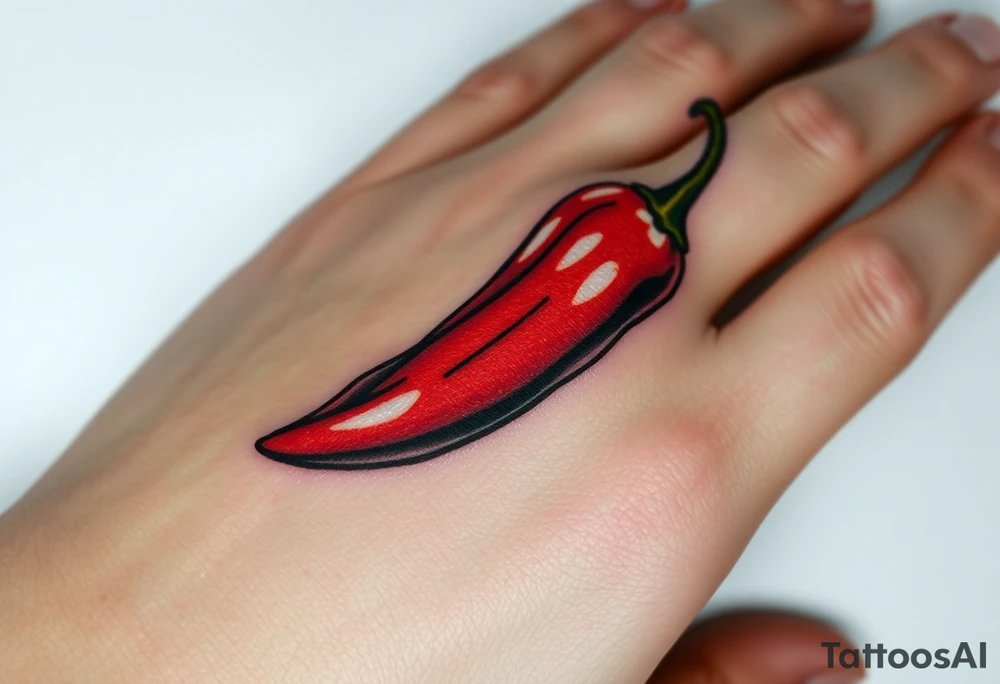 Chili pepper tattoo idea