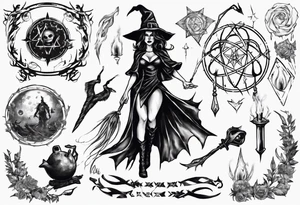 witch like a path of exile games tattoo idea